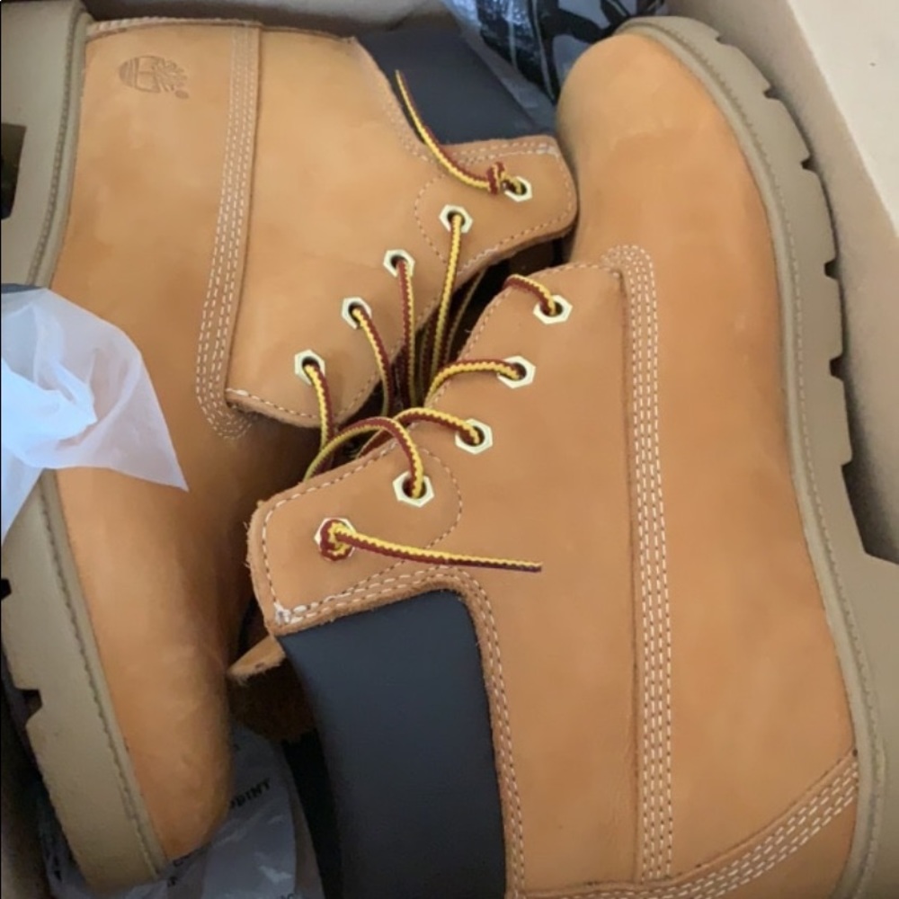 Timberland construction boots